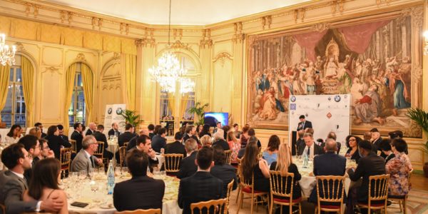DINNER OF YOUNG INTERNATIONAL BUSINESS CLUB AT THE CERCLE DE L’UNION INTERALLIÉE (33 RUE DU FAUBOURG SAINT-HONORÉ 75008 PARIS, FRANCE)